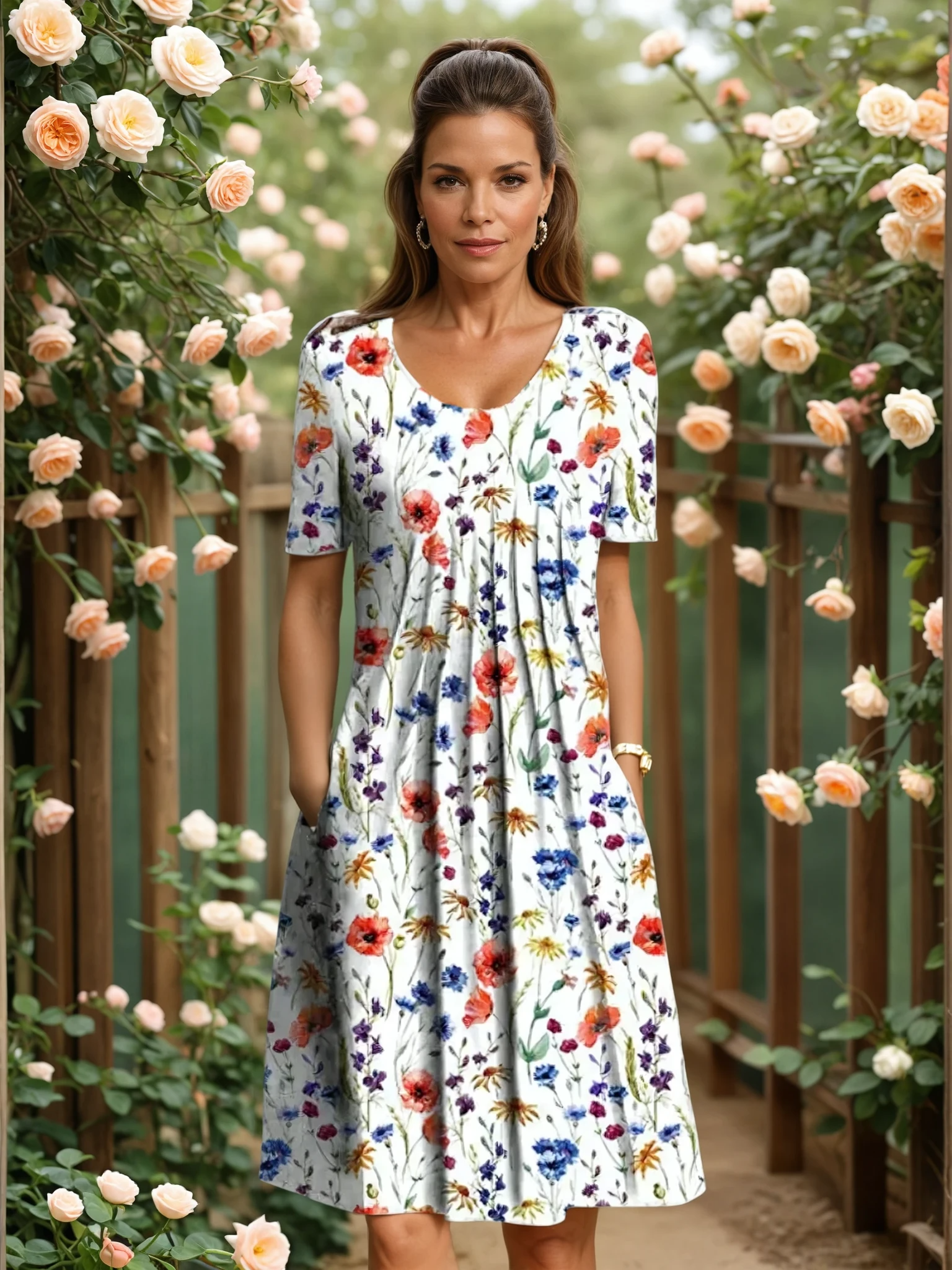 MARGA | ELEGANCKIE SUKIENKI Z ZAKRYTYM BRZUCHEM