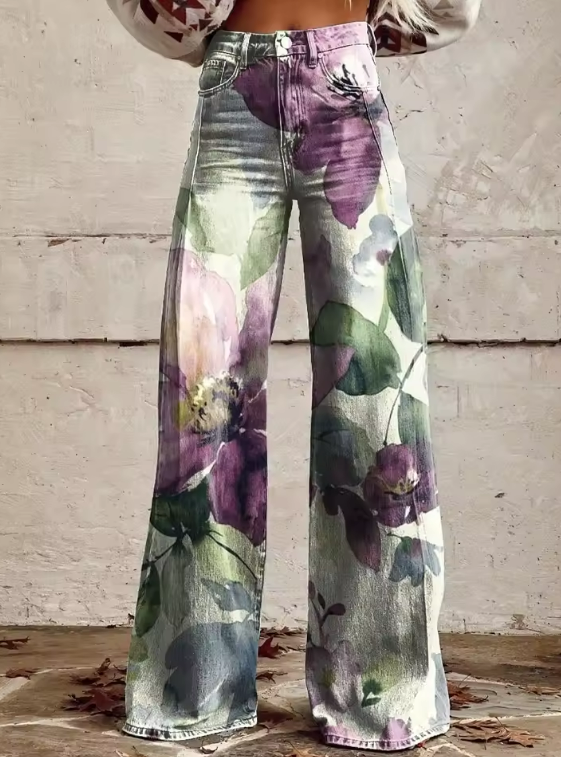 ALESSIA | SPODNIE W STYLU BOHO VINTAGE O WYJĄTKOWYM I WYRAFINOWANYM STYLU