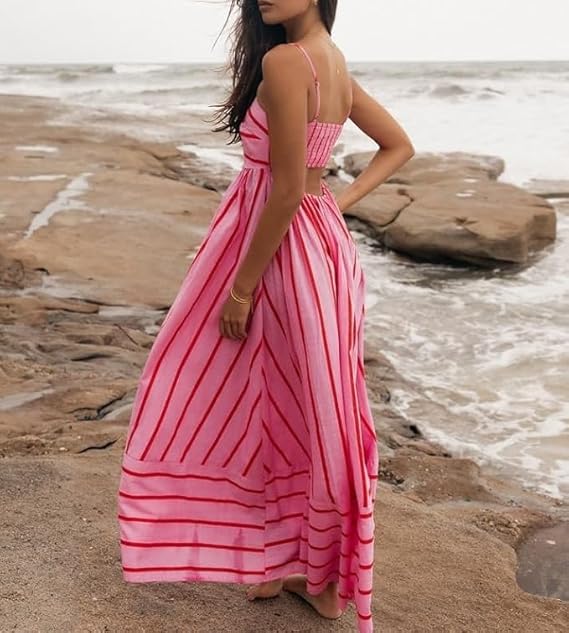 ROSA - Sukienka maxi Sunset Vibes